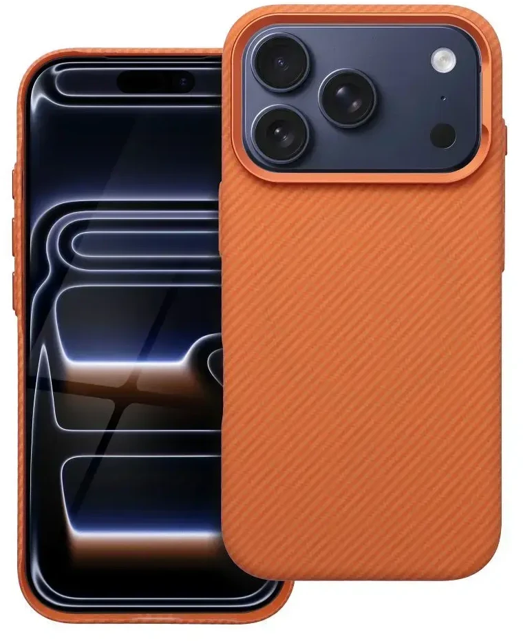 Dėklas Oem Case for iPhone 17 Pro / 18 Pro K-Look compatible with MagSafe oranžinis