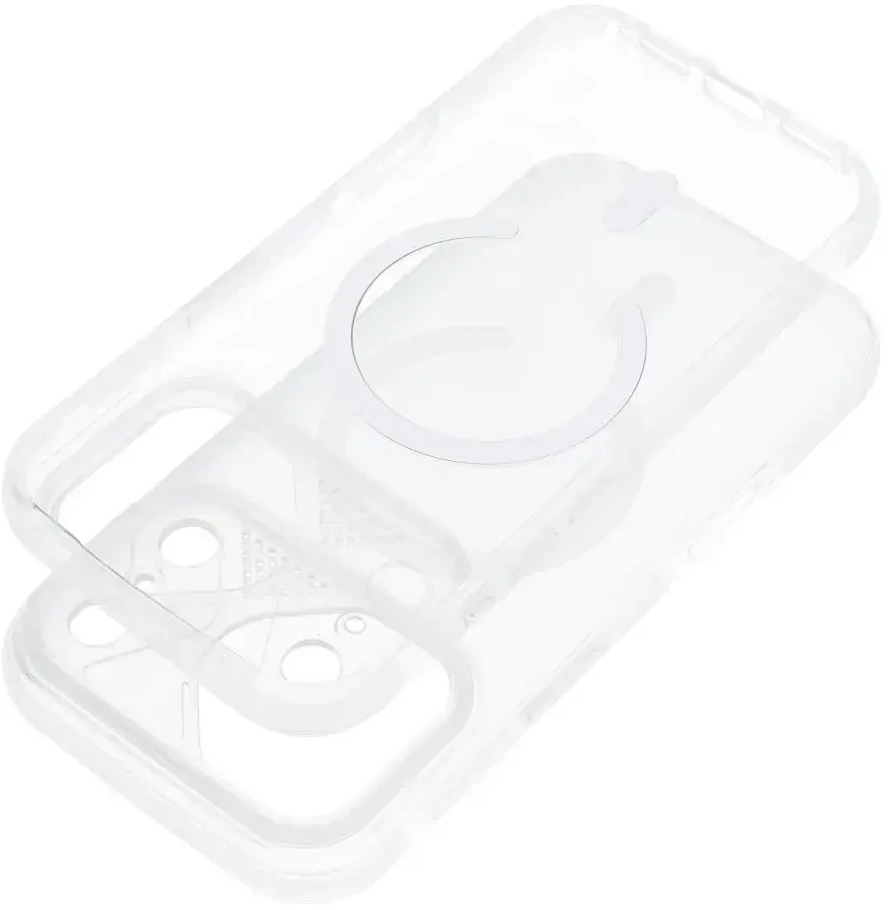 Oem Originalus „iPhone 17 Pro Aurora“ dėklas, suderinamas su „MagSafe“ ir baltais