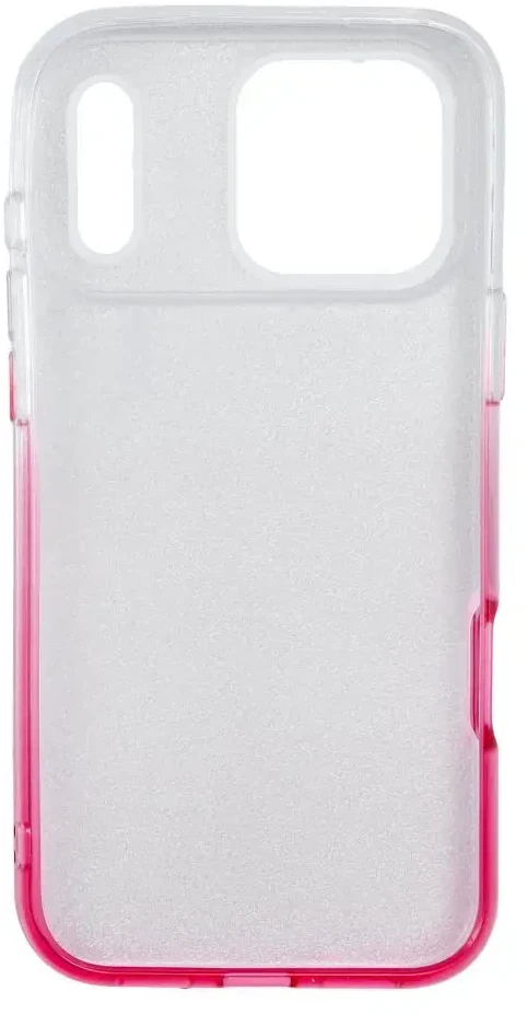 Dėklas Oem Case for iPhone 17 Pro Max / 18 Pro Max Shining transparentny pink
