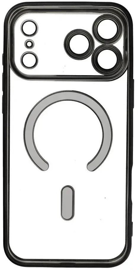 Oem dėklas, skirtas iPhone 17 Pro Max / 18 Pro Max Electro Mag dangtelis, suderinamas su MagSafe, juodas