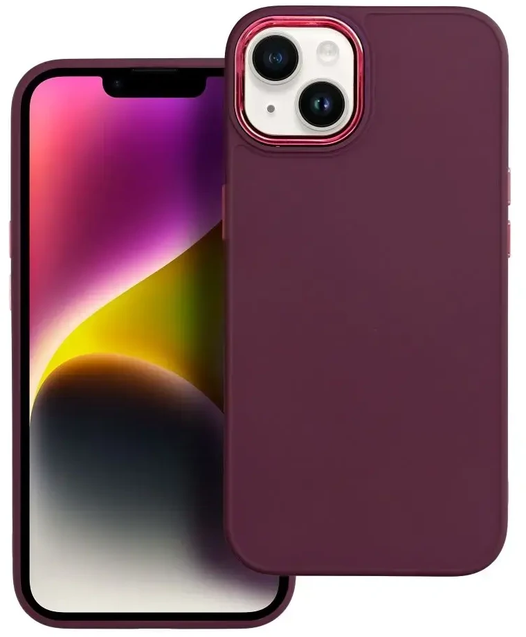 Dėklas Oem Case for iPhone 17 Pro Max / 18 Pro Max Frame dark cherry