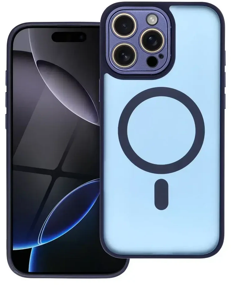 Dėklas Oem Case for iPhone 17 Pro Max / 18 Pro Max Variete Mag Cover compatible with MagSafe navy mėlynas