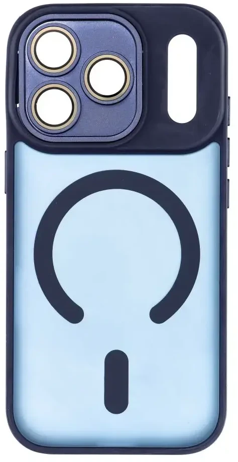 Dėklas Oem Case for iPhone 17 Pro Max / 18 Pro Max Variete Mag Cover compatible with MagSafe navy mėlynas