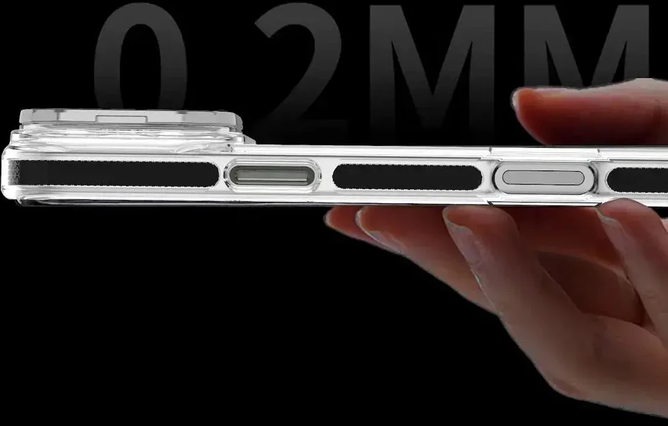 OEM dėklas, skirtas „iPhone 17 Pro Max / 18 Pro Max“ objektyvo dangteliui, suderinamas su „MagSafe“ (juodas)