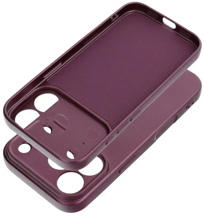 Dėklas Oem Case for iPhone 18 Pro / 17 Pro Metallic dark cherry