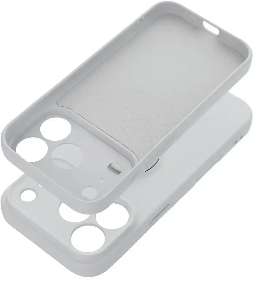 Dėklas Oem Case for iPhone 18 Pro / 17 Pro Silicone Ring sidabrinis