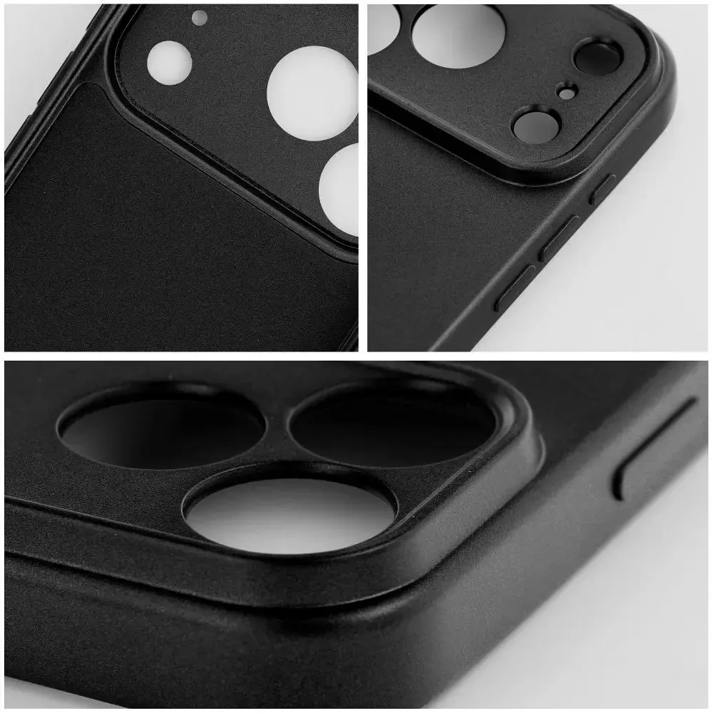 „Oem“ dėklas „iPhone 18 Pro“ / „17 Pro“ metalinis juodas
