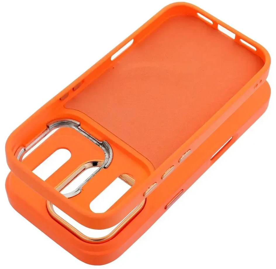 Oem dėklas iPhone 18 Pro / 17 Pro rėmui Mag Cover, suderinamas su MagSafe, oranžinis
