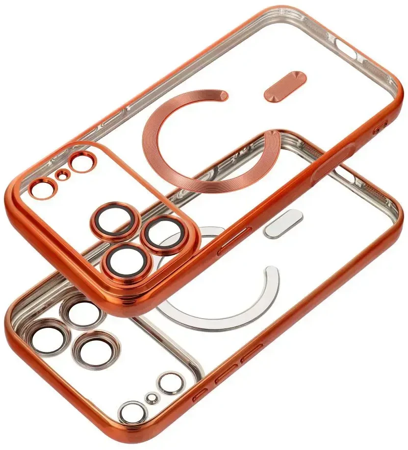 Dėklas Oem Case for iPhone 18 Pro Max / 17 Pro Max Electro Mag Cover compatible with MagSafe oranžinis