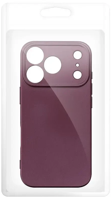 Dėklas Oem Case for iPhone 18 Pro Max / 17 Pro Max Metallic dark cherry
