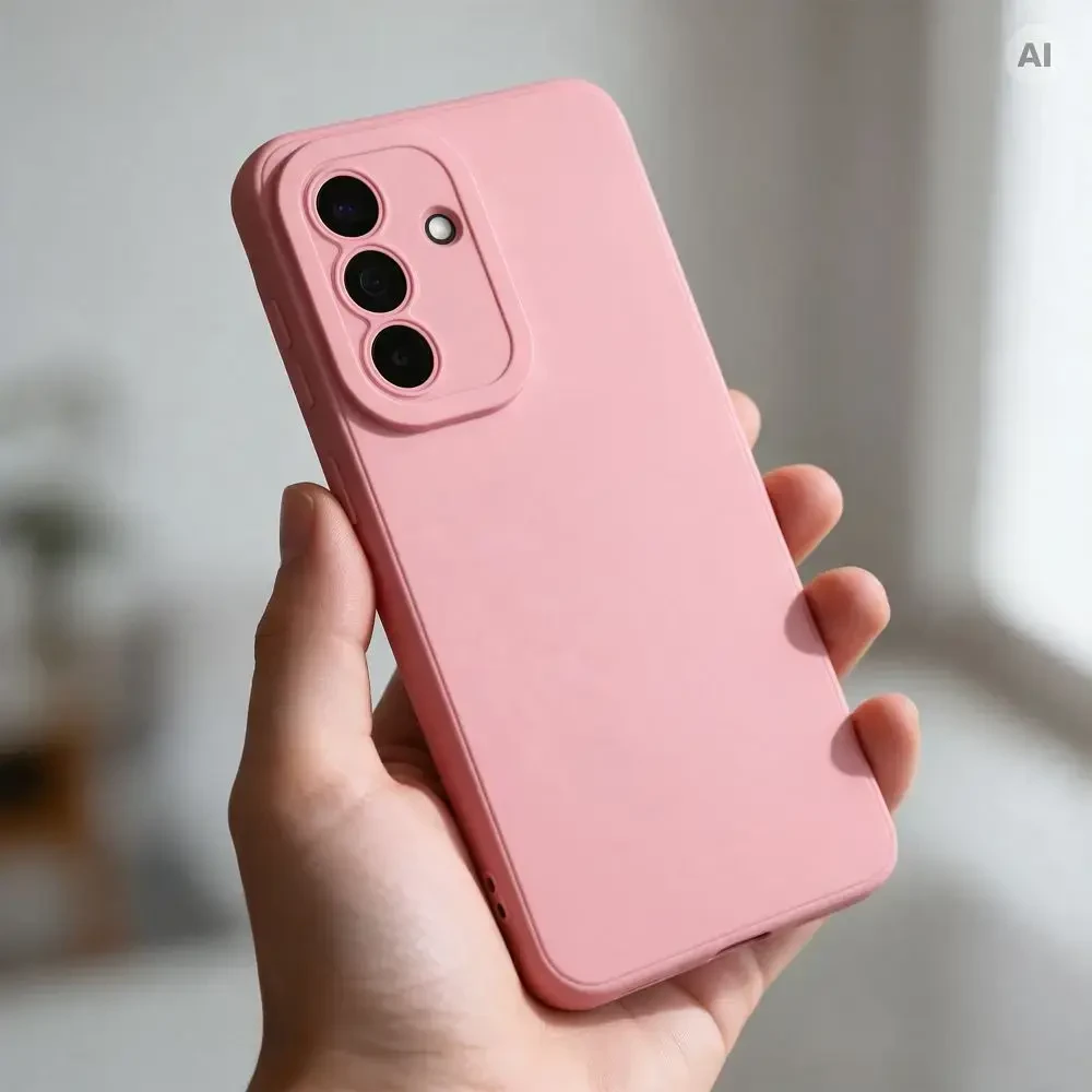 Oem Dėklas na Samsung A07 / A08 Matt 2.0 pudrowy róż
