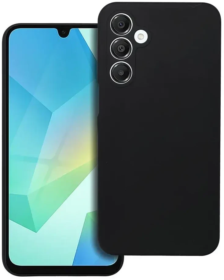 Oem Silikoninis dėklas 2mm skirtas Samsung Galaxy A16 5G / A16 4G juodos spalvos