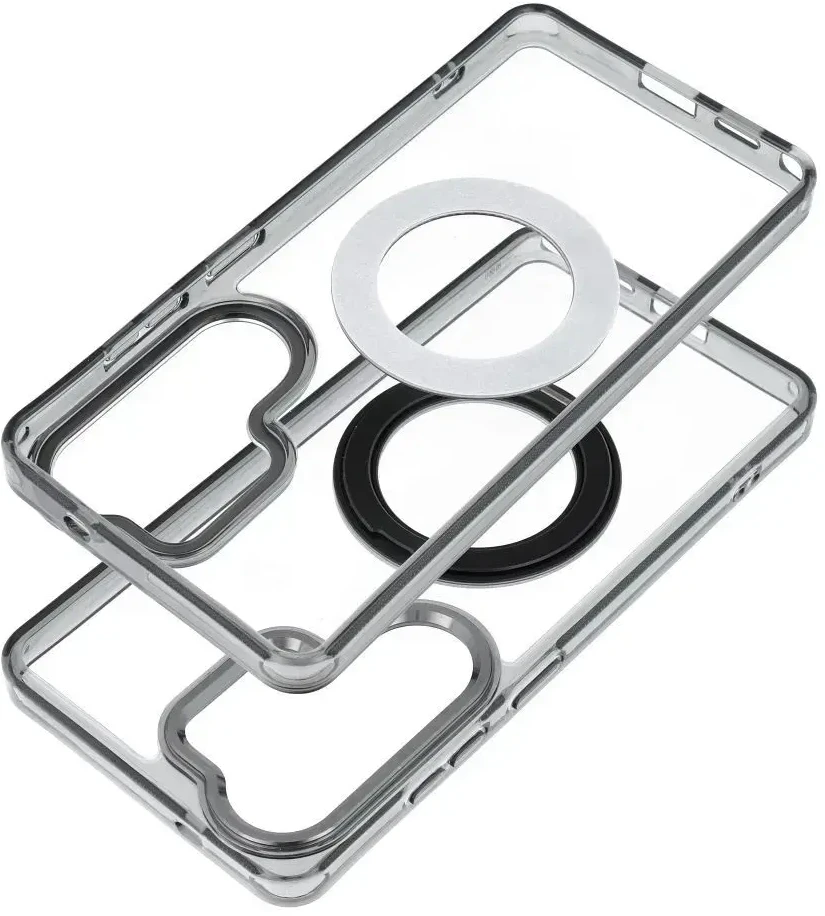 Oem Dėklas na Samsung A27 Frame Circle Stand zgodne su MagSafe juoda