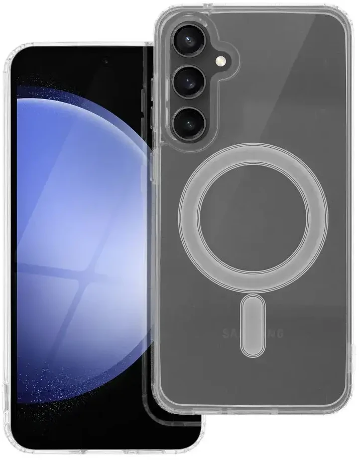 Oem CLEAR MAG COVER dėklas suderinamas su MagSafe skirtas Samsung Galaxy S23 FE skaidrus