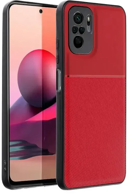Forcell Oem NOBLE dėklas skirtas Xiaomi Redmi Note 10 Pro / Note 10 Pro Max red