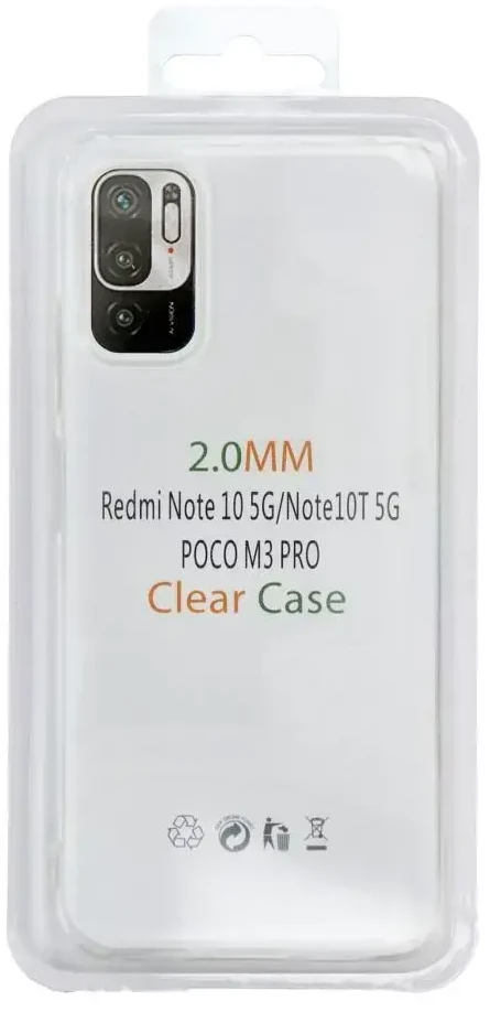 Oem CLEAR dėklas 2 mm BOX skirtas Xiaomi Redmi Note 9S / 9 Pro skaidrus