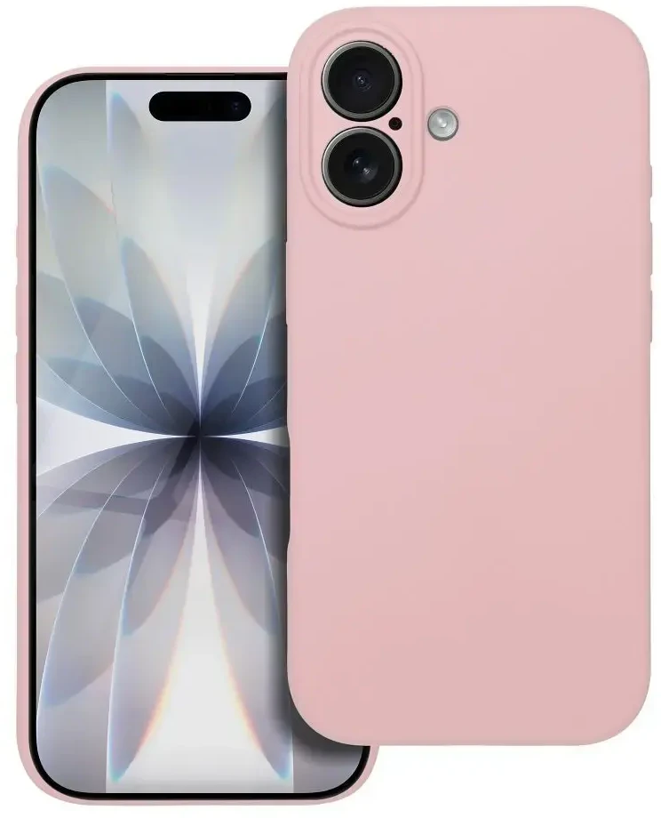 Dėklas Oem Case for iPhone 17 Silicone 2mm (camera protection) compatible with MagSafe powder pink