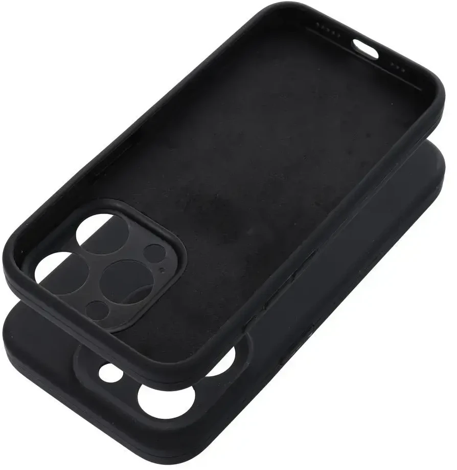 Dėklas Oem Case for iPhone 16e (SE 4 2025) / 17e Silicone 2mm (camera protection) juodas