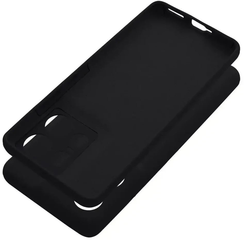 Dėklas Oem Case for Motorola EDGE 50 PRO Silicone 2mm (camera protection) juodas