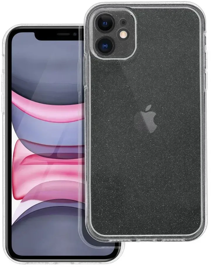 OEM dėklas, skirtas iPhone 11, skaidrus, 2 mm, mirksintis, permatomas