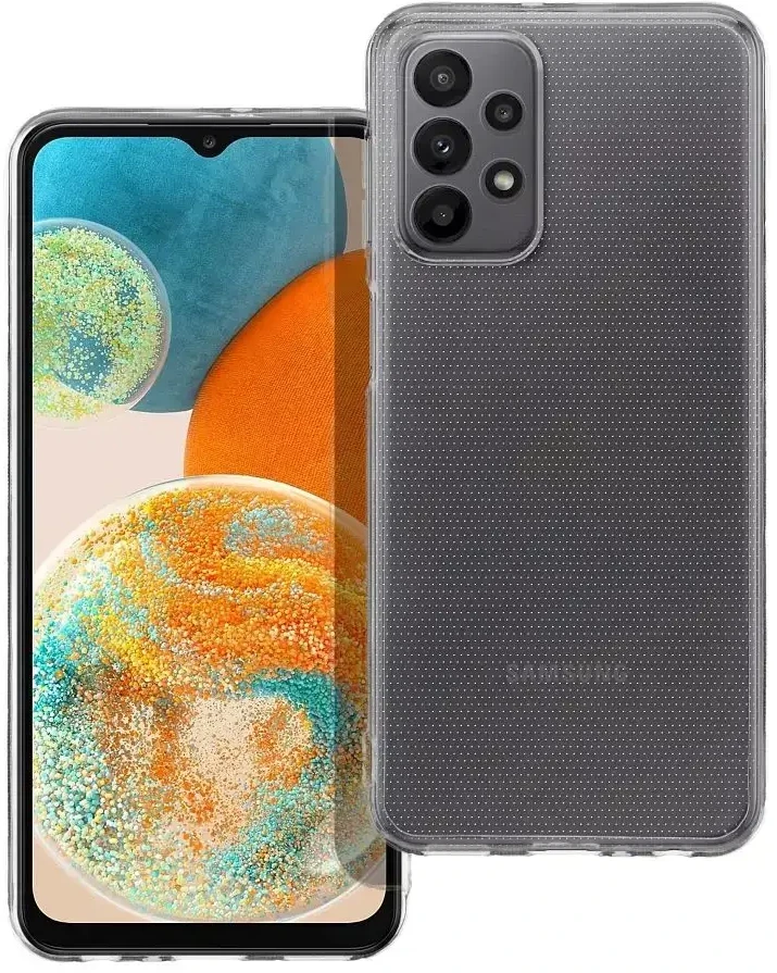 Oem CLEAR Dėklas 2 mm skirtas Samsung Galaxy A23 5G (camera protection) skaidrus