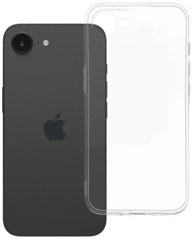 Oem Originalus dėklas, skirtas iPhone 16e (SE 4 2025) / 17e, skaidrus, 2 mm dėžutė, skaidri