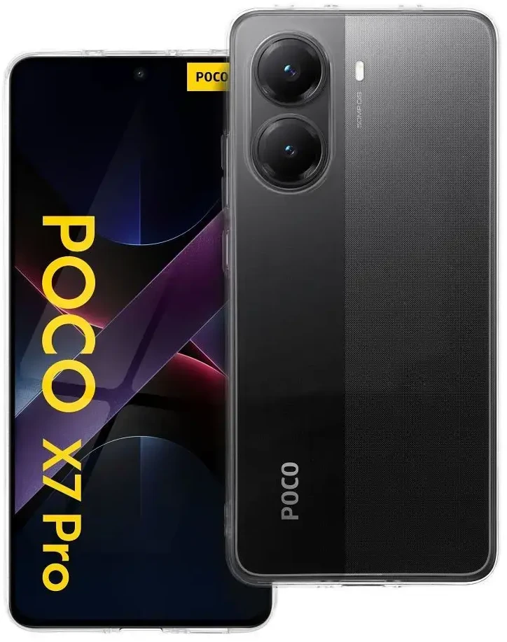 Oem CLEAR Dėklas 2 mm skirtas Xiaomi POCO X7 PRO (camera protection) skaidrus