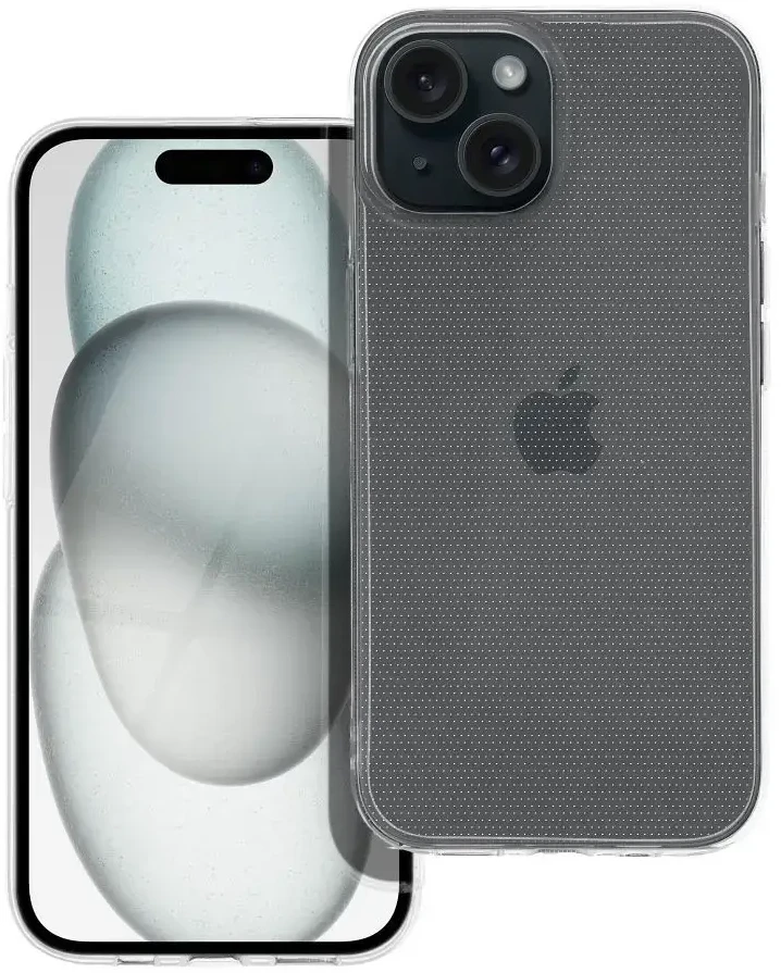 OEM dėklas, skirtas „iPhone 15“, skaidrus, 2 mm dėžutė, permatoma