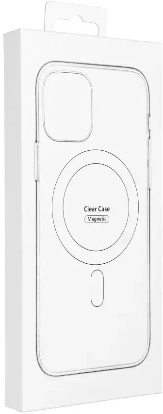 Oem Originalus „iPhone 17 Pro / 18 Pro“ dėklas (žemas kameros kraštas), skaidrus „Mag“ dėklas (MID), suderinamas su „MagSafe“ permatomu dangteliu.