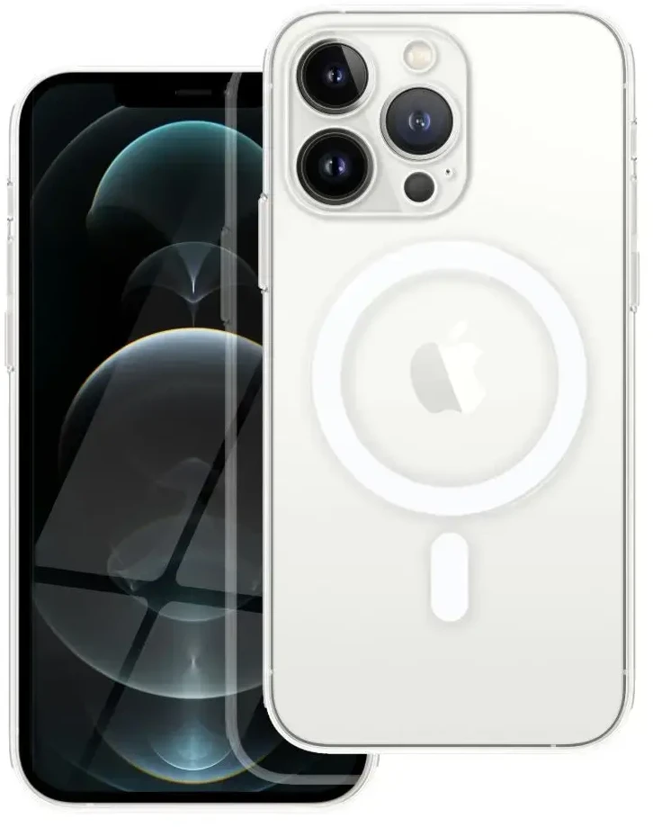Oem Dėklas Clear Mag Cover (MagSafe) skirtas iPhone 12 Pro skaidrus