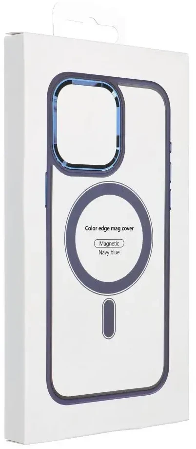 Dėklas Oem Case for iPhone 18 Pro / 17 Pro Color Edge Mag Cover compatible with MagSafe light mėlynas