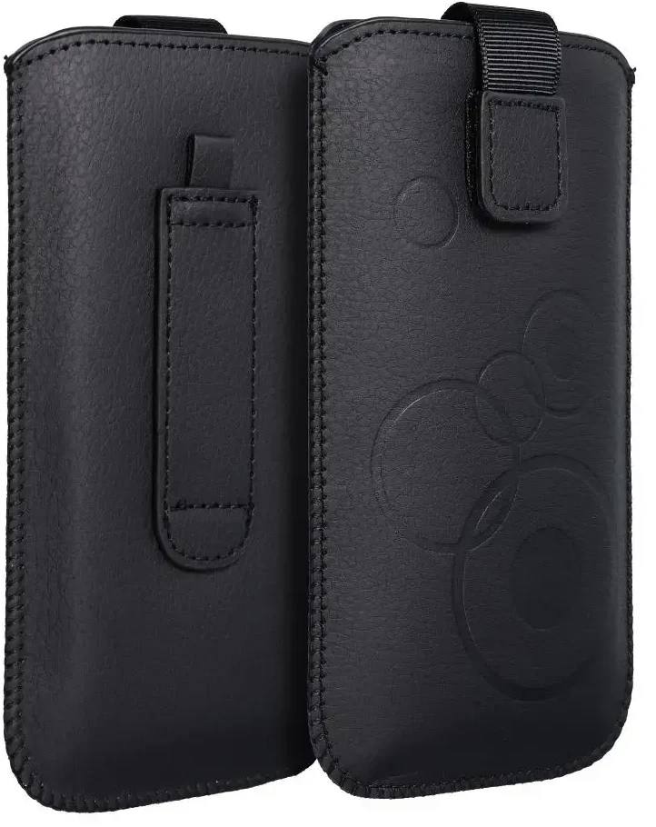 Oem Deko Universalus dėklas - skirtas Apple iPhone 6 Plus / 7 Plus / 8 Plus / XS Max / 11 Pro Max/ Samsung Galaxy S10+/A10/A32/A50 juodos spalvos