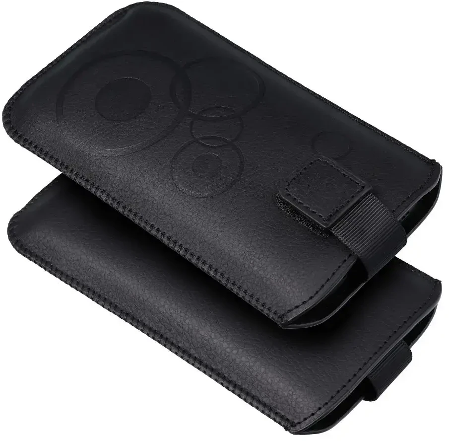 Oem Deko Universalus dėklas - skirtas Apple iPhone X / XS / 11 Pro / Samsung Galaxy A40/ S10e juodos spalvos