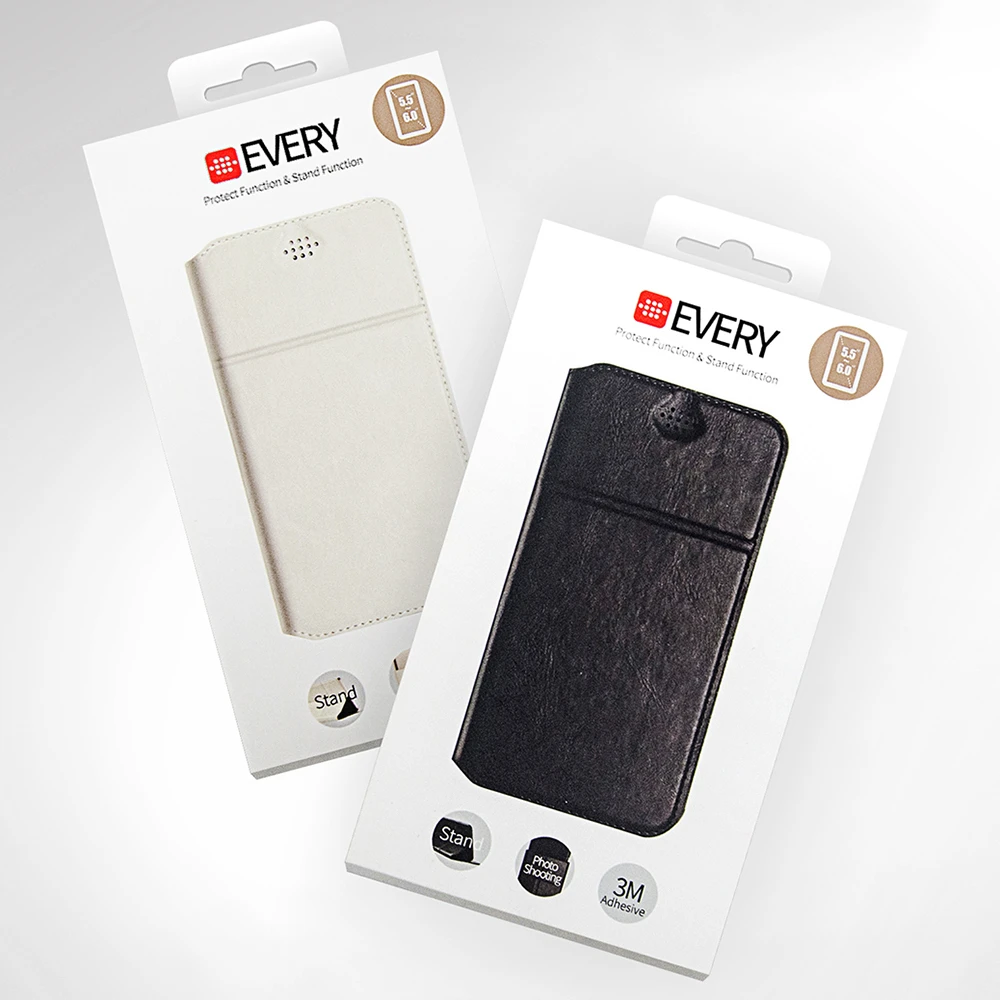 Dux Ducis Every Series dėklas – Universal Model B 5,0-5,5 coliai juodos spalvos