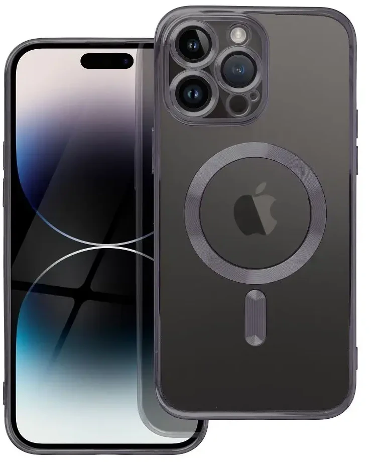 Oem Originalus dėklas, skirtas „iPhone 17 Pro / 18 Pro“ (žemas kameros kraštas), „Electro Mag“ dėklas, suderinamas su „MagSafe“ (juodas)