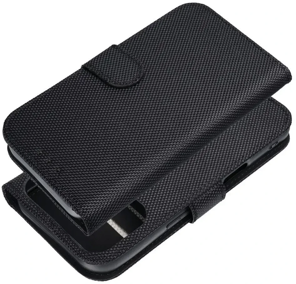 OEM atverčiamas dėklas, skirtas iPhone 17 PRO MAX / 18 PRO MAX 4Card RFID apsaugos nuo vagystės technologijos juodas