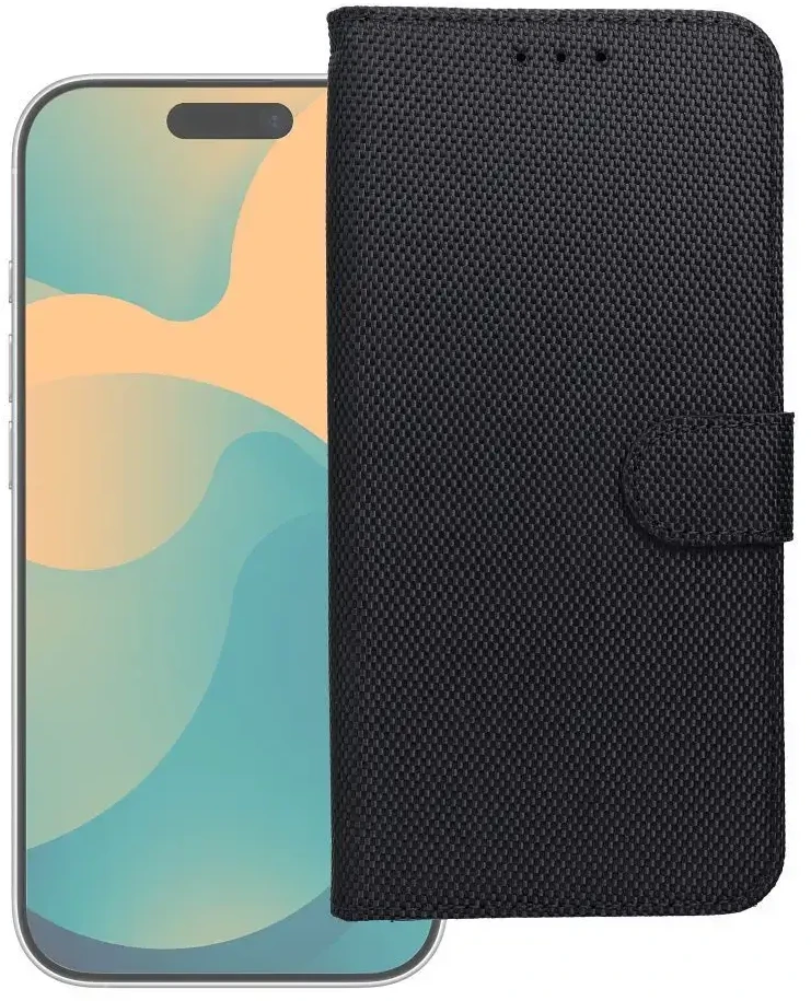 OEM atverčiamas dėklas, skirtas iPhone 17 PRO MAX / 18 PRO MAX 4Card RFID apsaugos nuo vagystės technologijos juodas