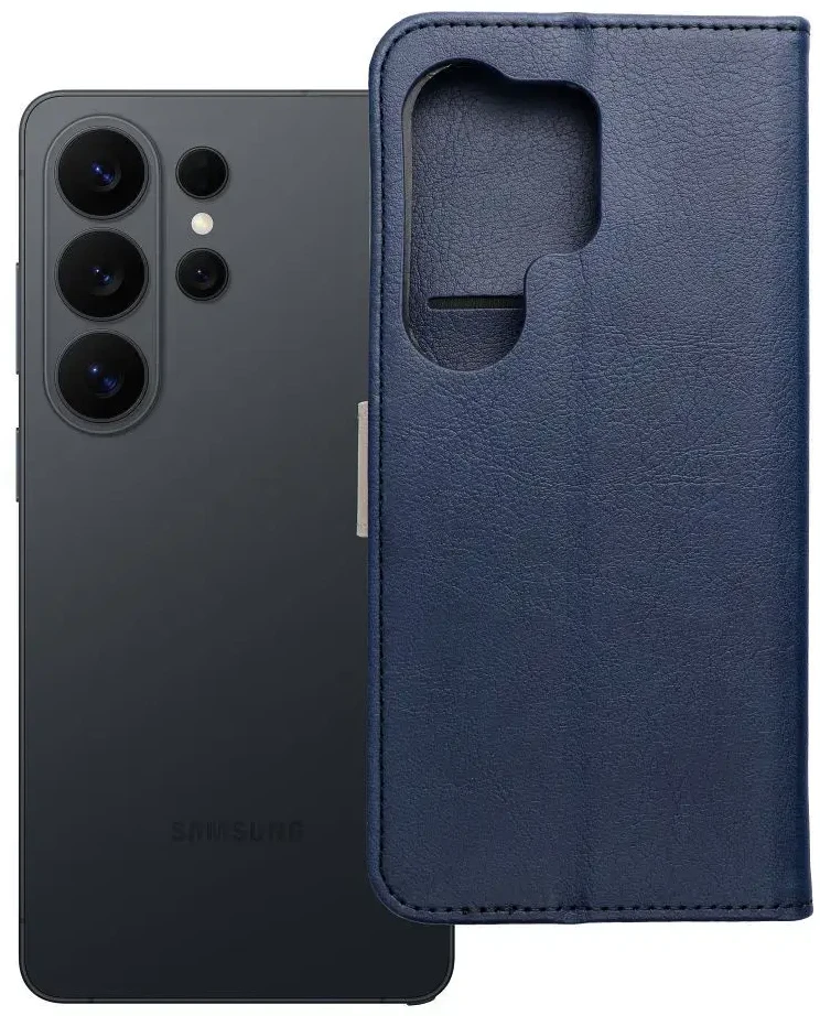 Dėklas Oem Flip case for Motorola G17 POWER Split Book navy and cream