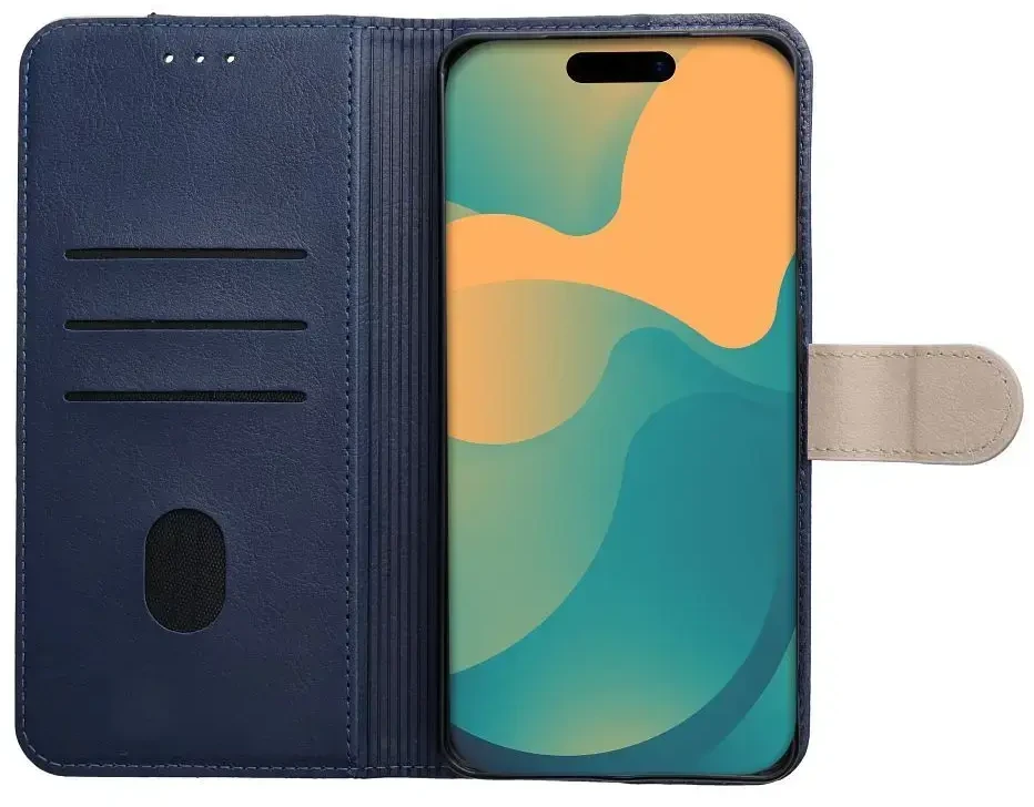 Dėklas Oem Flip case for Motorola G57 POWER Split Book navy and cream
