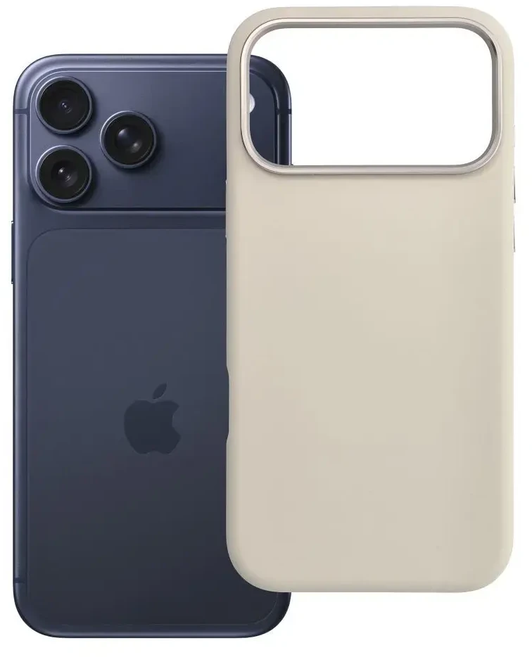 Dėklas Case for iPhone 18 Pro Max / 17 Pro Max Forcell F-Protect Frame Premium compatible with Magsafe antique baltas
