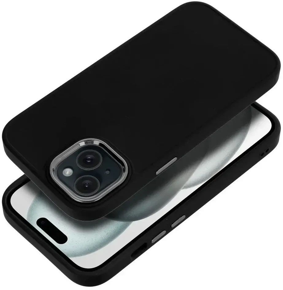 Dėklas Oem Case for iPhone 15 Frame juodas