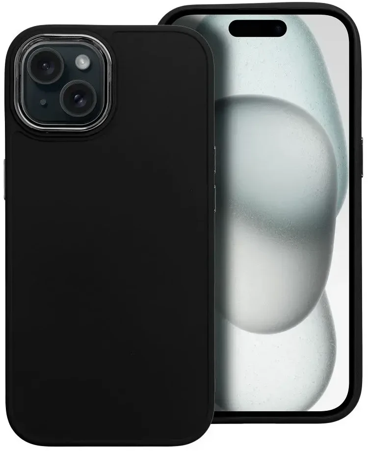 Dėklas Oem Case for iPhone 15 Frame juodas