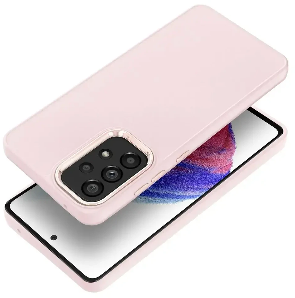 Oem FRAME Dėklas skirtas Samsung Galaxy A52 5G / A52 LTE ( 4G ) / A52s 5G powder rožinės spalvos