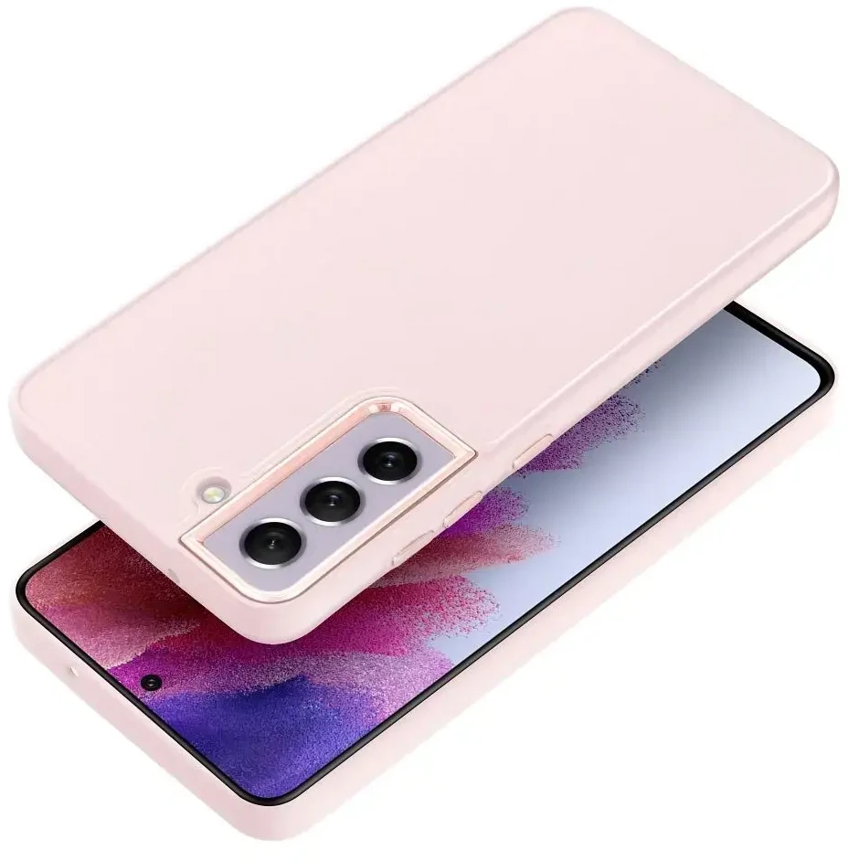 Oem FRAME dėklas skirtas Samsung Galaxy S21 FE powder rožinės spalvos