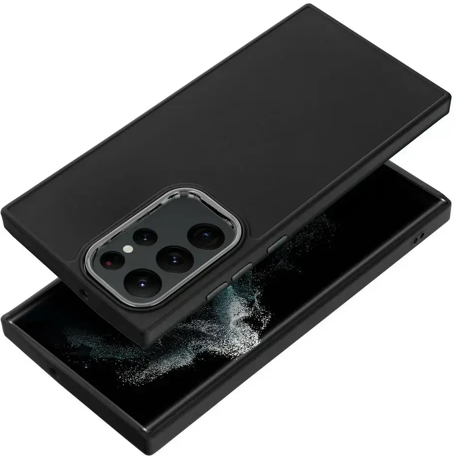 Oem FRAME Dėklas skirtas Samsung Galaxy S22 Ultra juodos spalvos