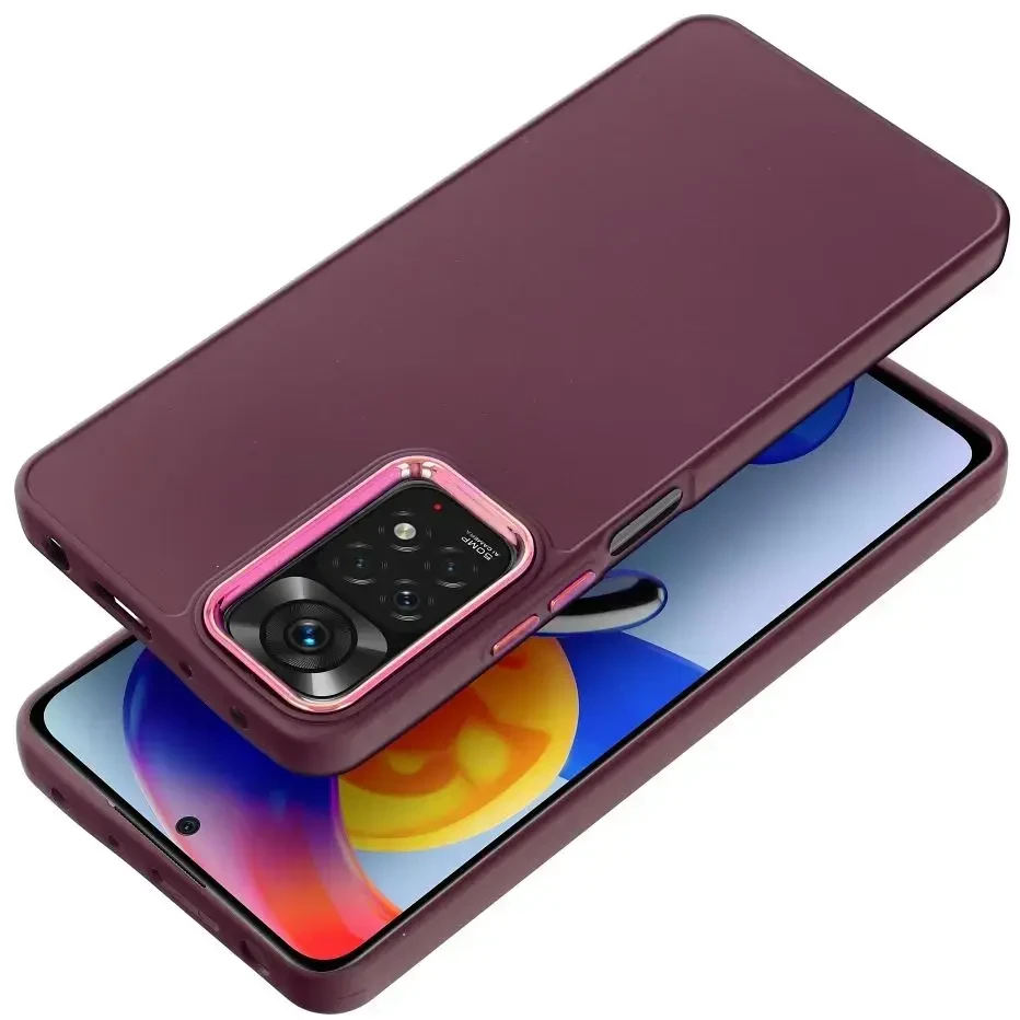 Oem FRAME dėklas skirtas XIAOMI Redmi Note 11 / 11S violetinės spalvos