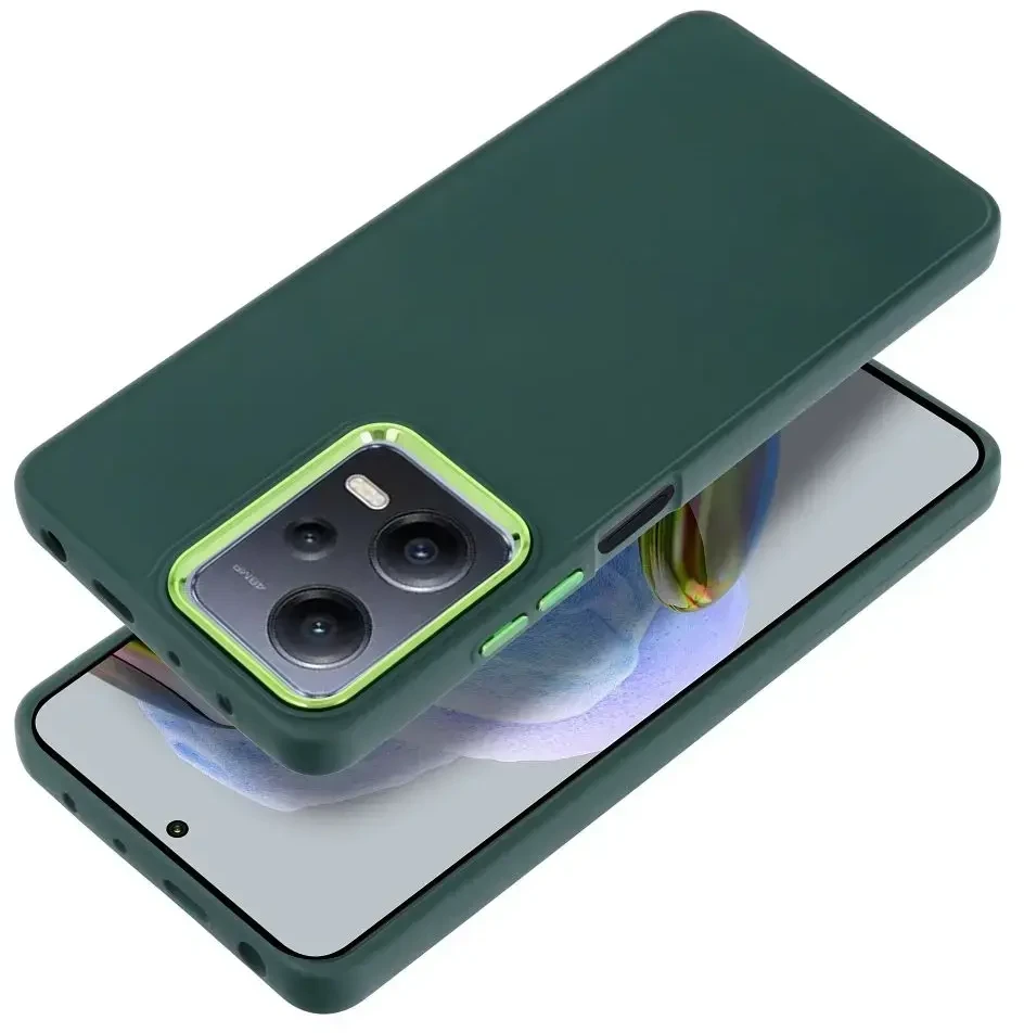 Oem FRAME dėklas skirtas Xiaomi Redmi Note 12 Pro 5G žalios spalvos