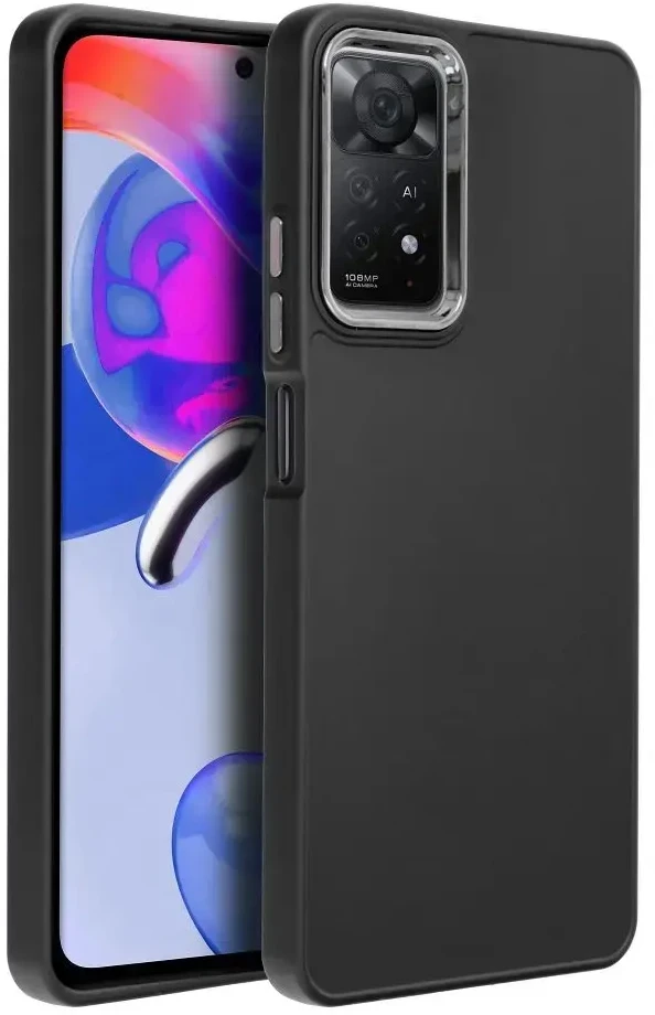 Oem FRAME Dėklas skirtas Xiaomi Redmi Note 11 Pro / 11 Pro 5G juodos spalvos