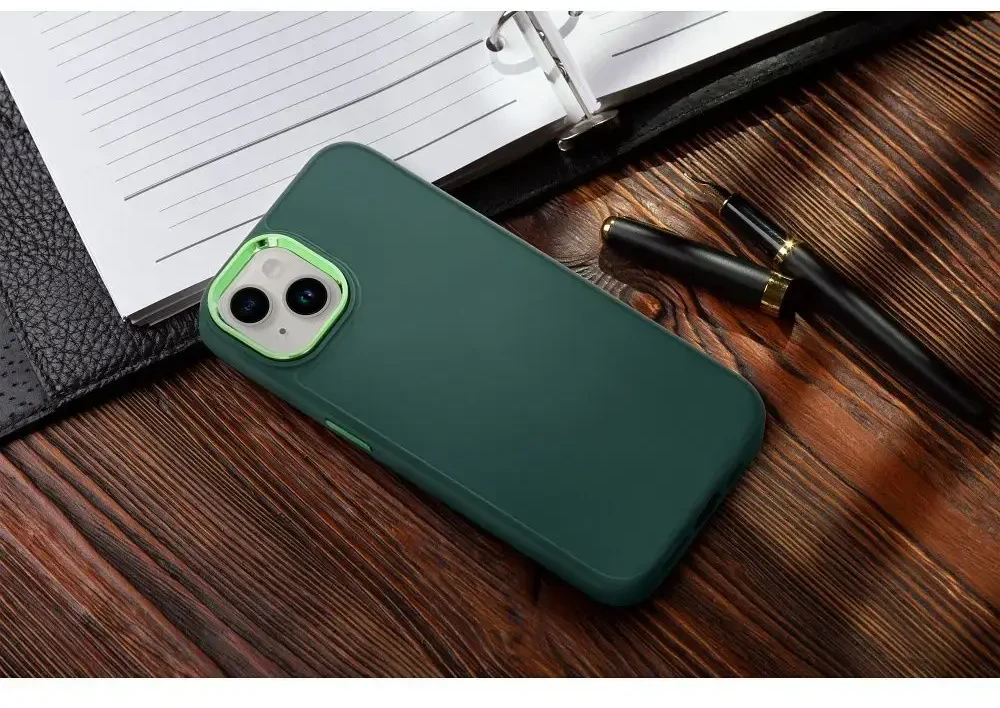 Oem FRAME dėklas skirtas Xiaomi Redmi Note 12 Pro 5G žalios spalvos