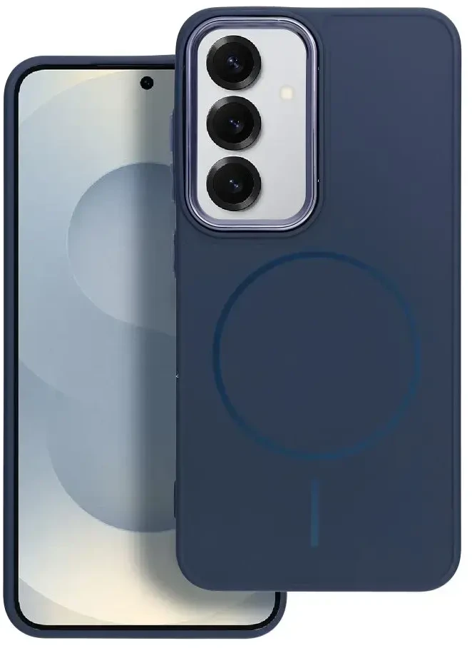 Oem FRAME MAG COVER dėklas suderinamas su MagSafe skirtas Samsung Galaxy A16 mėlynos spalvos